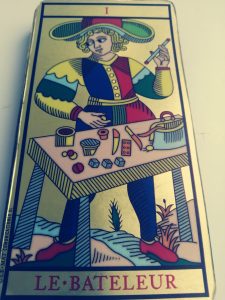 Lee más sobre el artículo La carta de hoy : Le Bateleur ( El Mago )