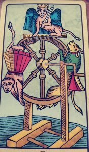 Lee más sobre el artículo La carta de hoy : La Roue de la fortune ( la rueda de la fortuna )