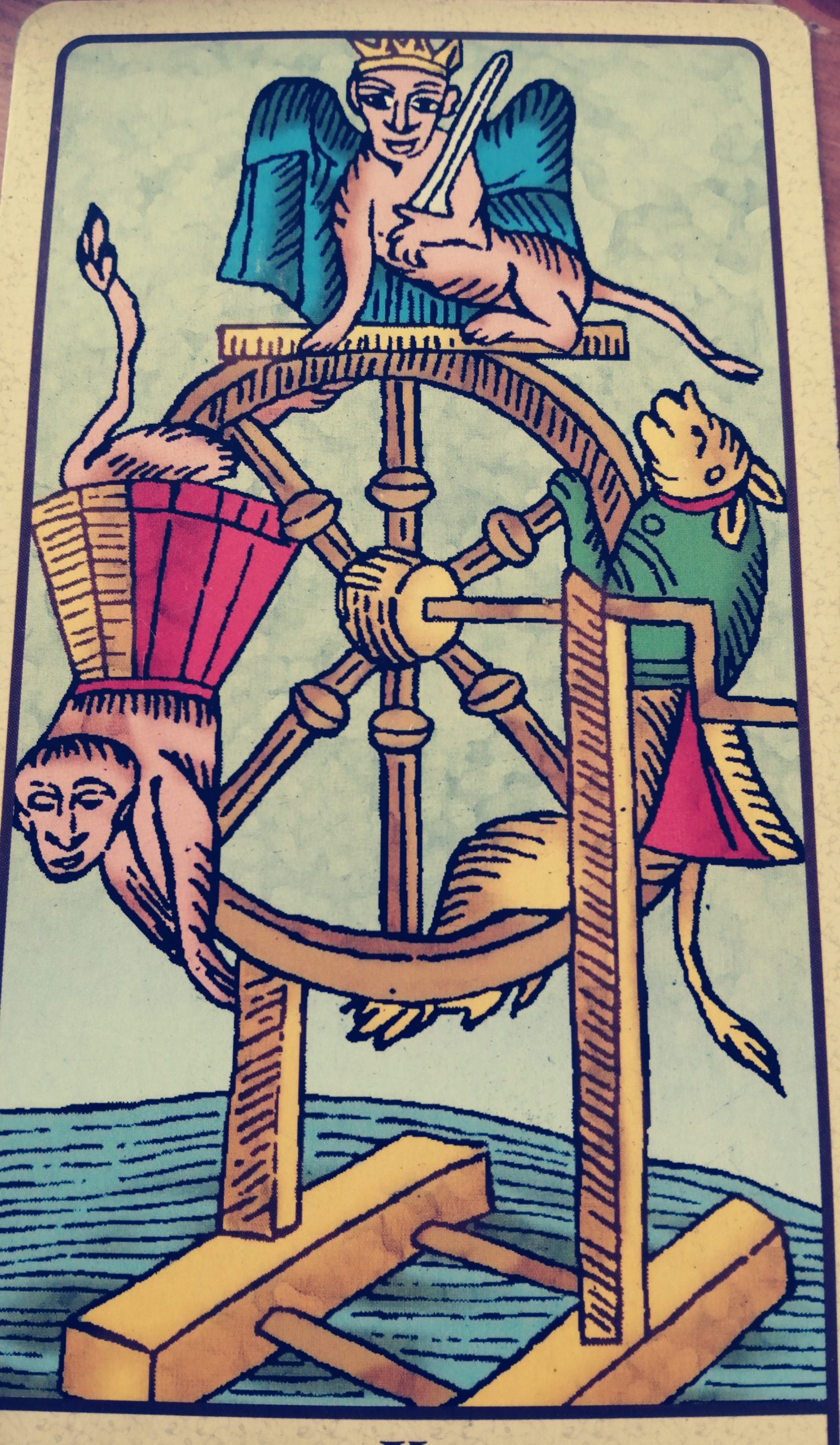 Lee más sobre el artículo La carta de hoy : La Roue de la fortune ( la rueda de la fortuna )