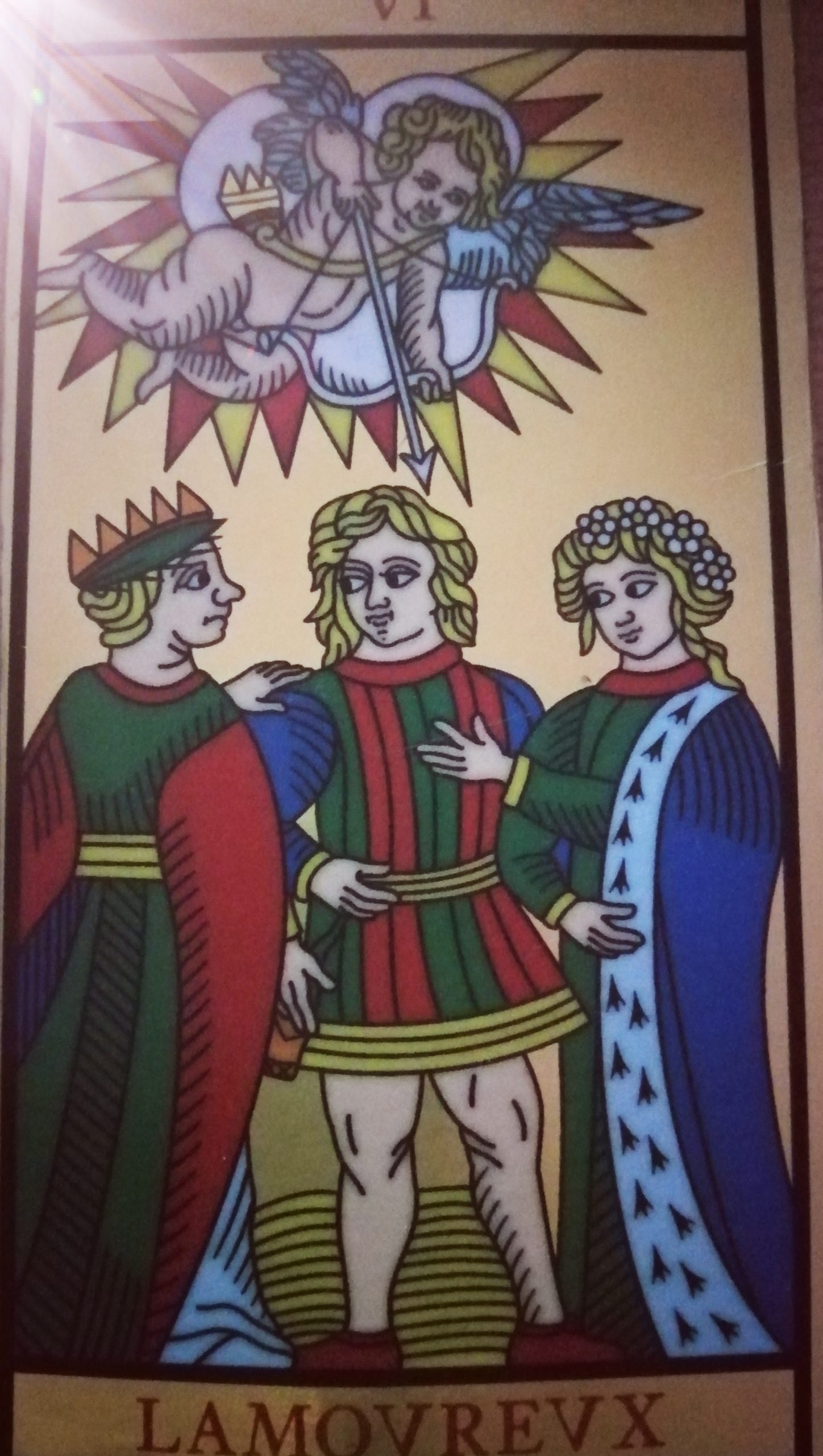Lee más sobre el artículo la carta del día : L´Amoureux (  los enamorados)